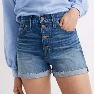 Madewell High Rise Denim Shorts